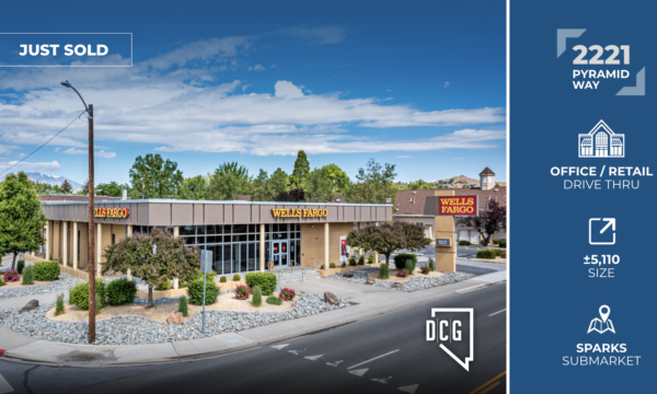 DCG Represents Seller in $1.4M Disposition of Former Bank Branch in Sparks